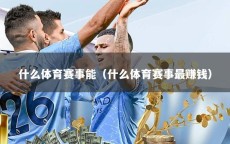 什么体育赛事能（什么体育赛事最赚钱）