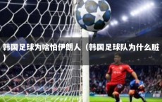 韩国足球为啥怕伊朗人（韩国足球队为什么脏）