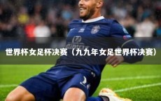 世界杯女足杯决赛（九九年女足世界杯决赛）